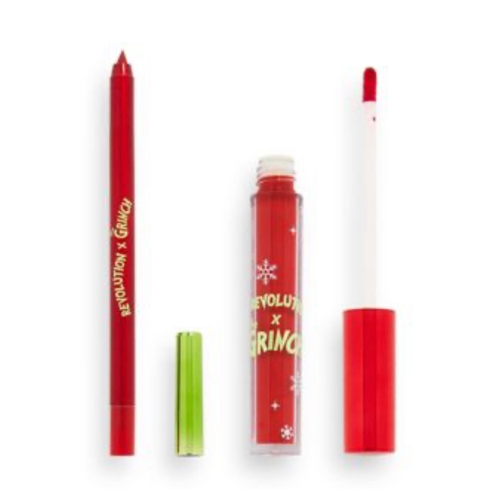 Makeup Revolution x The Grinch - Little Max Lip Kit